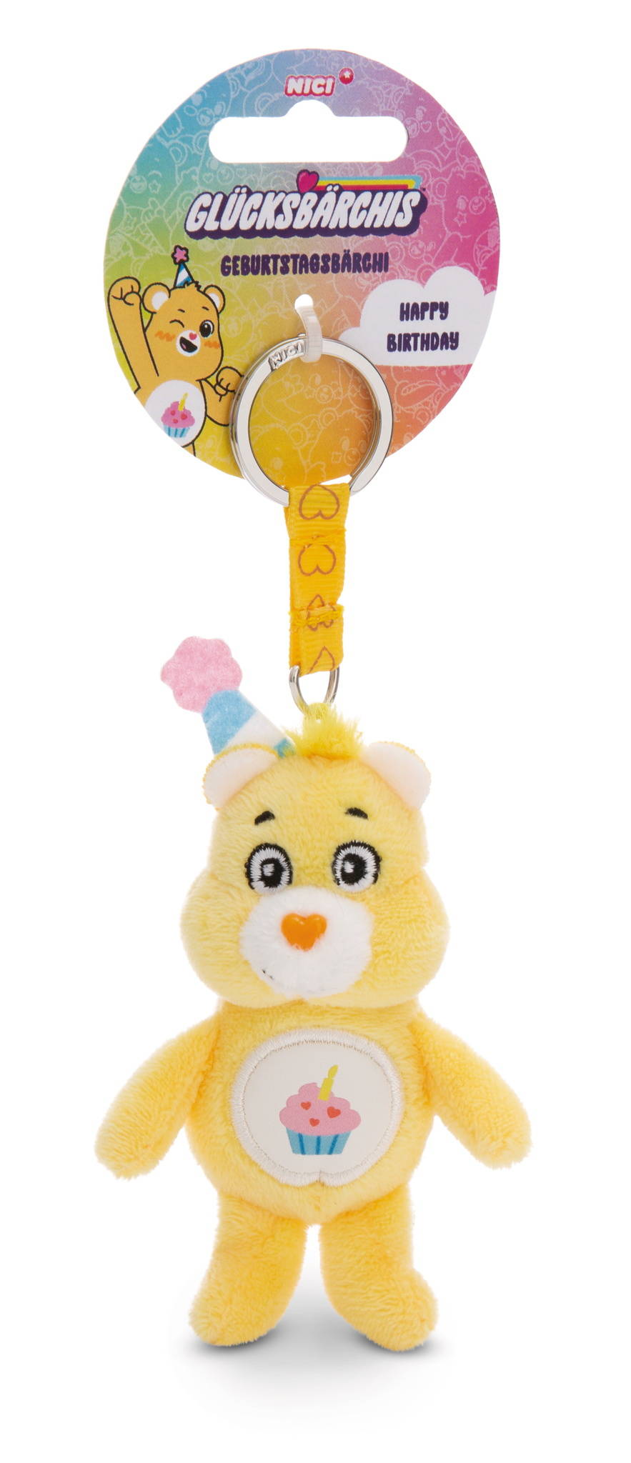 NICI Schlüsselanhänger Glücksbärchis Geburtstagsbärchi