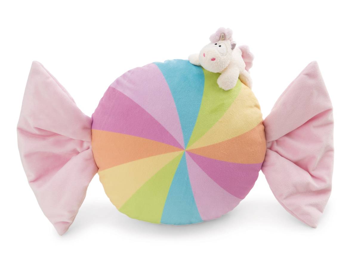 NICI Kissen Bonbonförmig mit Einhorn