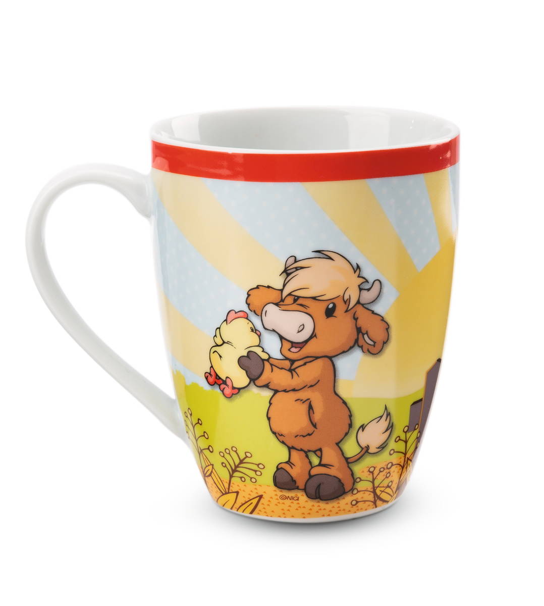 NICI Tasse Hochlandrind McMooray &amp; Küken Eggwina