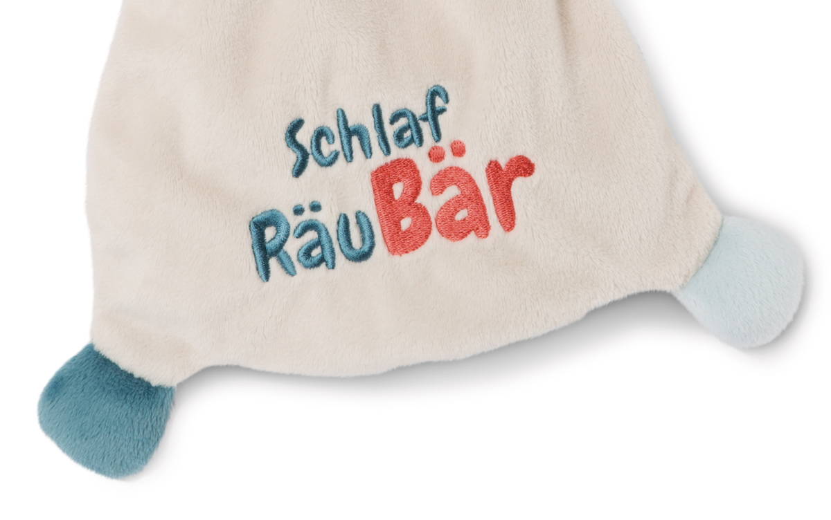 NICI Schmusetuch Bär "Schlaf RäuBär"