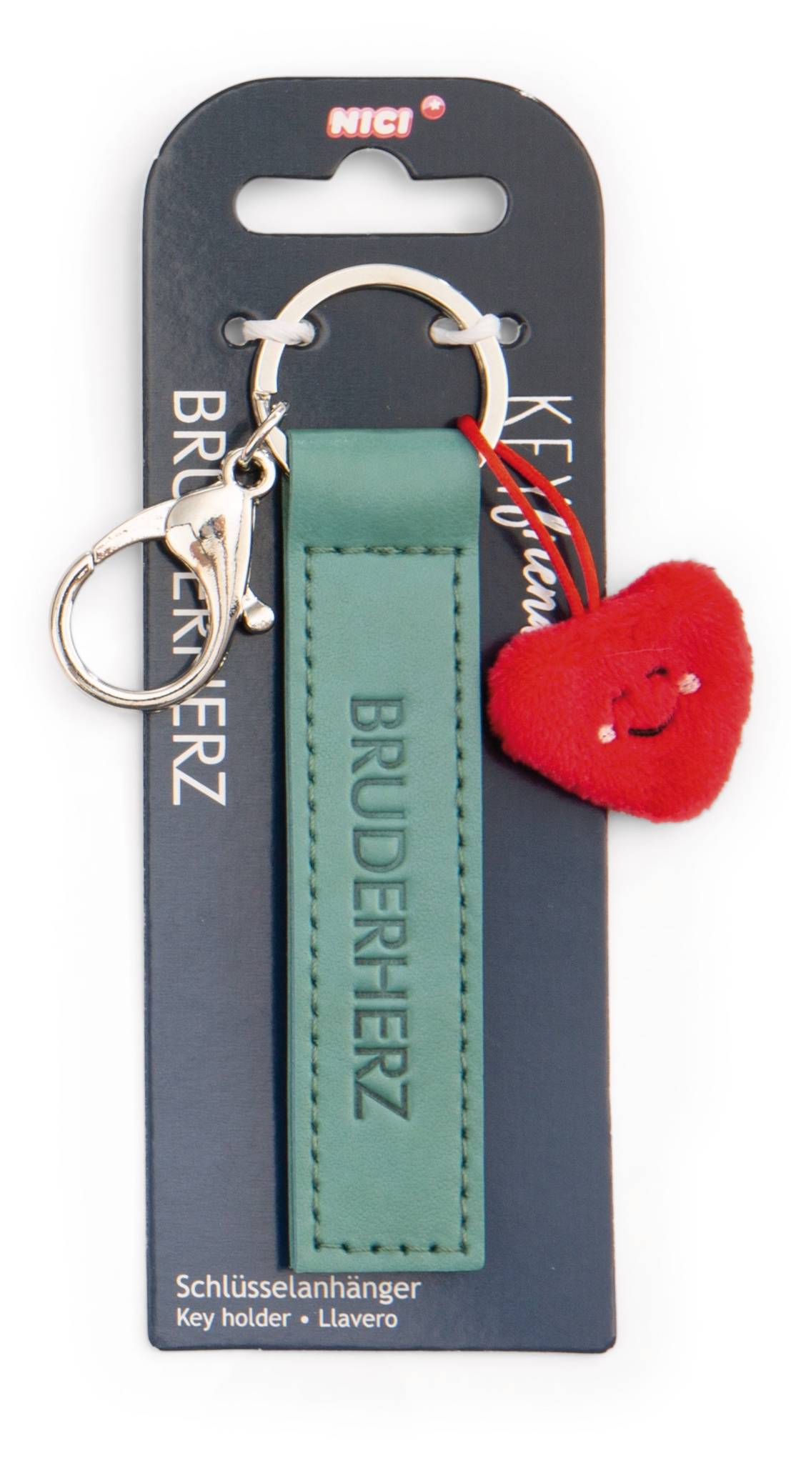 NICI Schlüsselanhänger  "Bruderherz" Herz