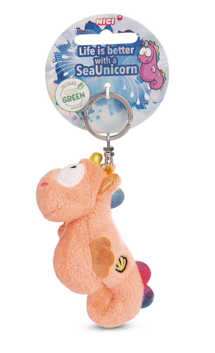 NICI Schlüsselanhänger Seepferdchen Laguna Rainbow orange