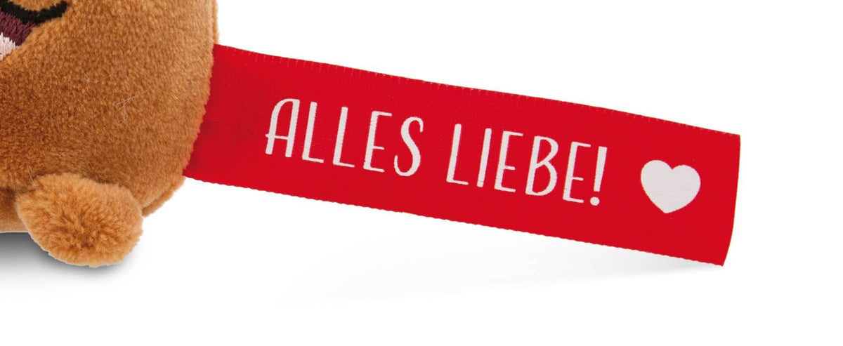 NICI Schlüsselanhänger  Bär „Alles Liebe!“