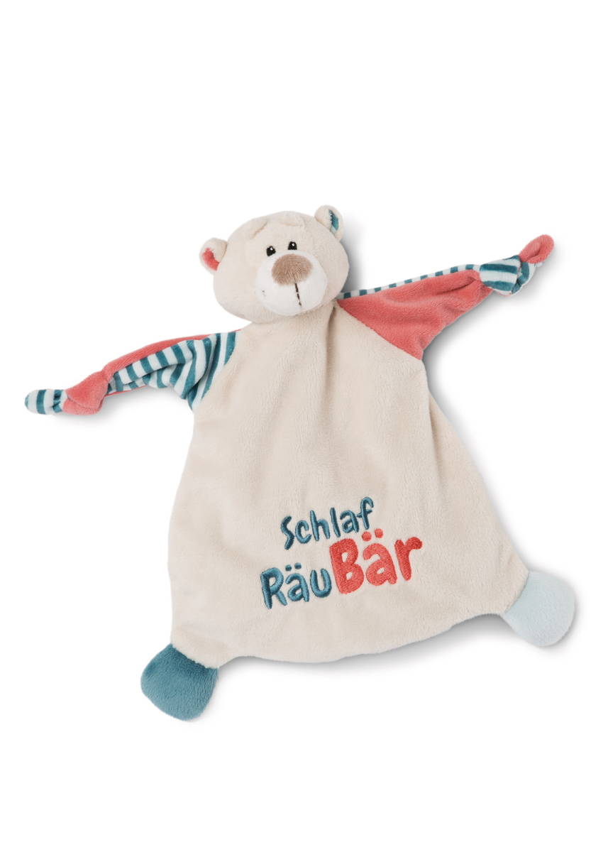 NICI Schmusetuch Bär "Schlaf RäuBär"
