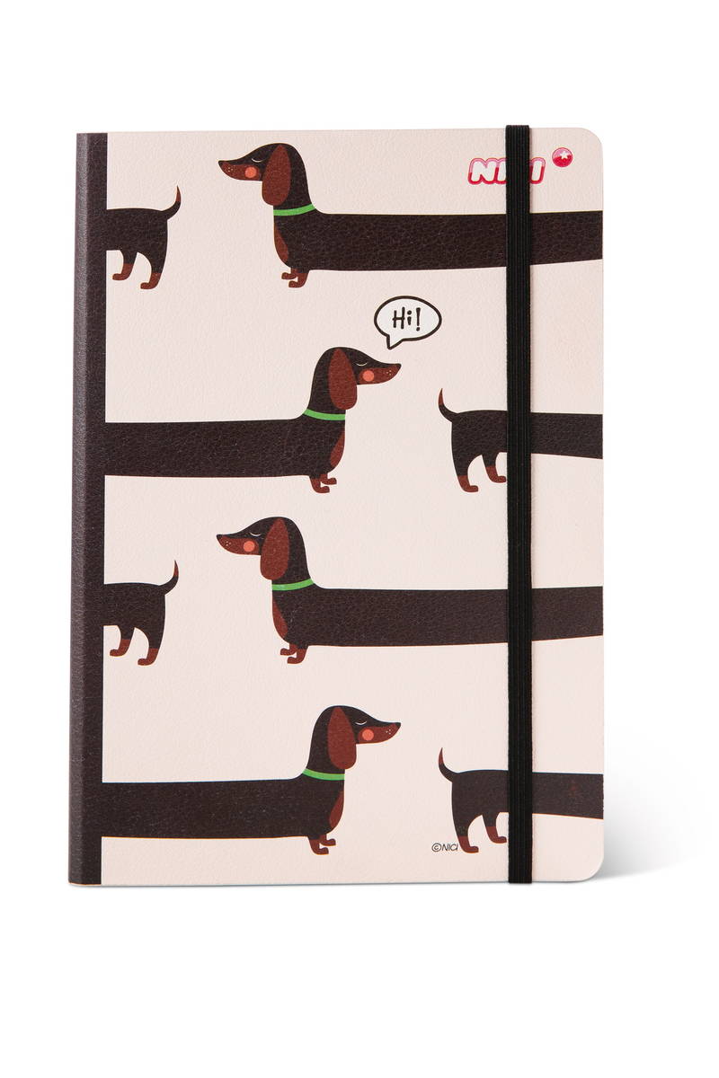 NICI Notizbuch Dackel &quot;I belong to you!&quot;