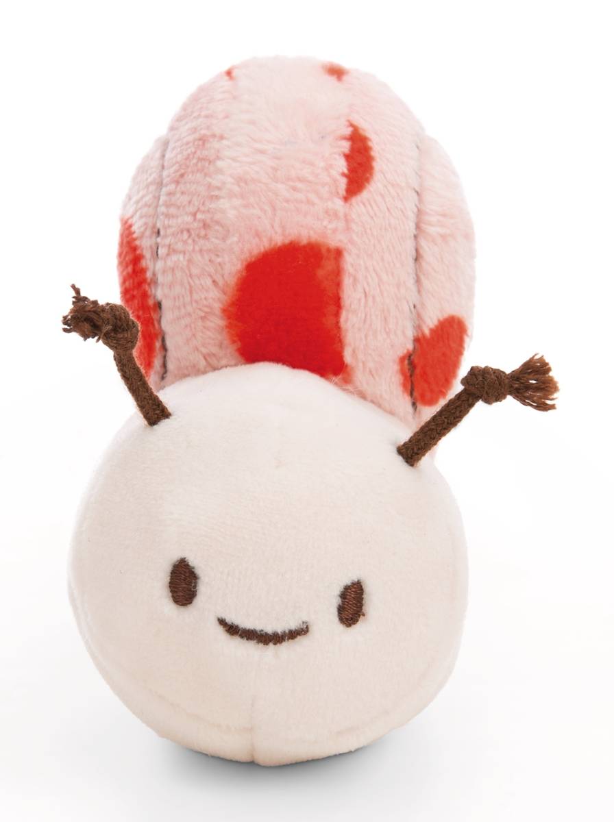 NICI Kuscheltier Schnecke koral "Have a slow day"